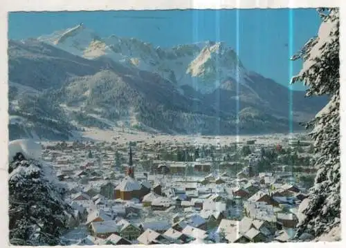 [Ansichtskarte] GERMANY - Garmisch-Partenkirchen gegen Zugspitzgruppe. 
