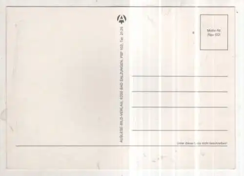 [Ansichtskarte] GERMANY - Rauenstein in Thüringen. 