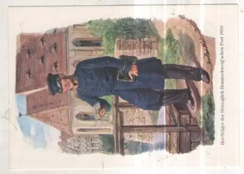 [Ansichtskarte] GERMANY - Post - Briefträger der Herzoglich Braunschweig'schen Post. 