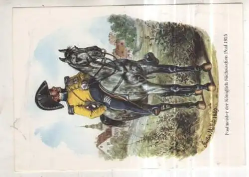 [Ansichtskarte] GERMANY - Post - Postmeister der Königlich Sächsischen Post. 