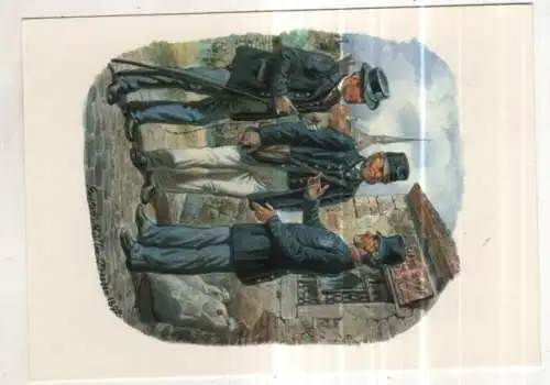 [Ansichtskarte] GERMANY - Post - Schweiz - Postillion, Briefträger, Postschaffner. 