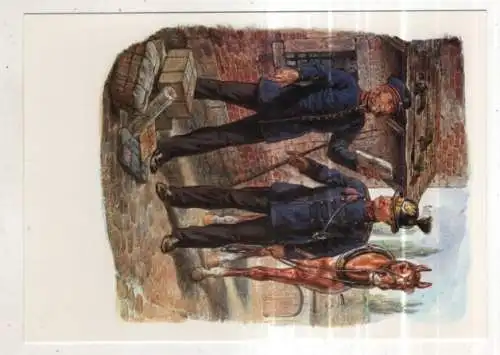 [Ansichtskarte] GERMANY - Post - Packmeister und Postillion der Kaiserlichen Reichspost. 