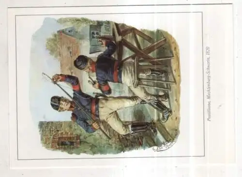 [Ansichtskarte] GERMANY - Post - Mecklenburg-Schwerin - Postillione. 