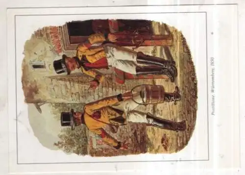 [Ansichtskarte] GERMANY - Post - Württemberg - Postillione. 