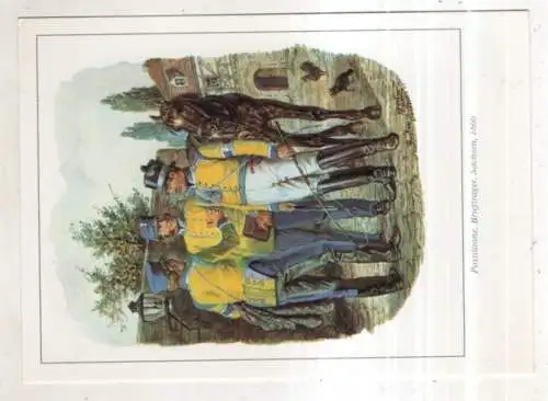 [Ansichtskarte] GERMANY - Post - Sachsen - Postillione, Briefträger. 