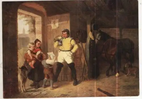 [Ansichtskarte] GERMANY - Post - Wilhelm Hahn : Postillion, Sachsen. 