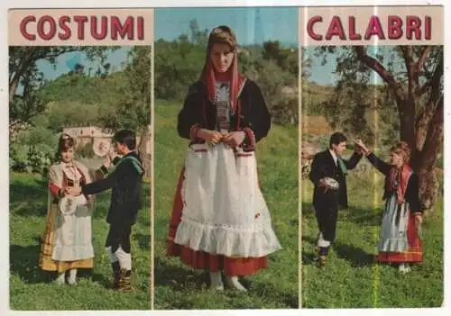 [Ansichtskarte] TRACHTEN - Italy - Costumi Calabri. 