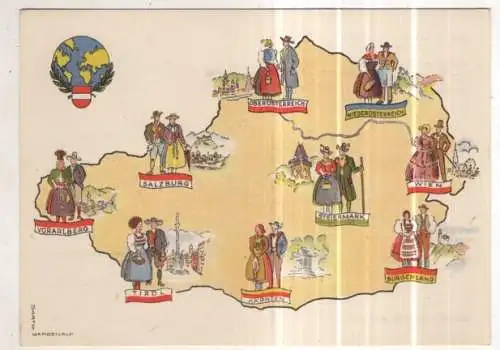 [Ansichtskarte] TRACHTEN - Austria. 