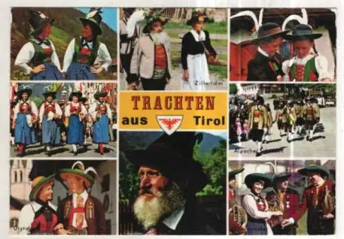 [Ansichtskarte] TRACHTEN - Austria - Trachten aus Tirol. 