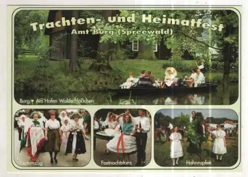 [Ansichtskarte] TRACHTEN - Germany - Trachten- und Heimatfest Amt Burg / Spreewald. 