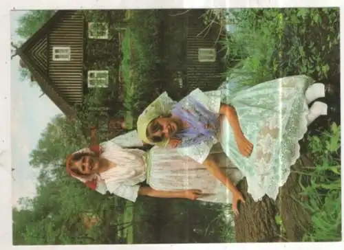 [Ansichtskarte] TRACHTEN - Germany - Niedersorbische Festtracht - Leipe / Spreewald. 