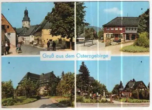 [Ansichtskarte] GERMANY - Gruß aus dem Osterzgebirge. 
