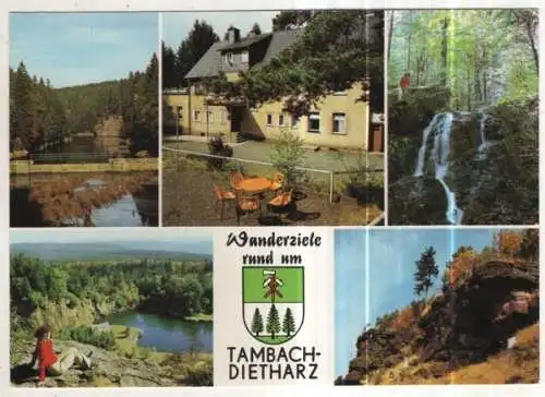 [Ansichtskarte] GERMANY - Wanderziele rund um Tambach-Dietharz. 