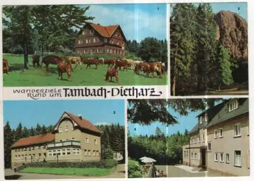 [Ansichtskarte] GERMANY - Wanderziele rund um Tambach-Dietharz. 