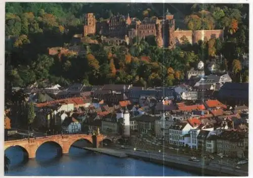 [Ansichtskarte] GERMANY - Heidelberg - Blick vom Philosophenweg. 