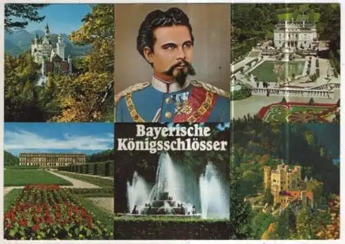 [Ansichtskarte] GERMANY - Bayerische Königsschlösser. 