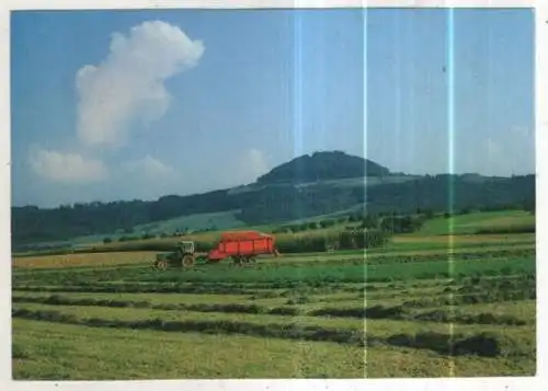[Ansichtskarte] GERMANY - Die schwäbische Alb - Moderne Landwirtschaft am Hohenstaufen. 