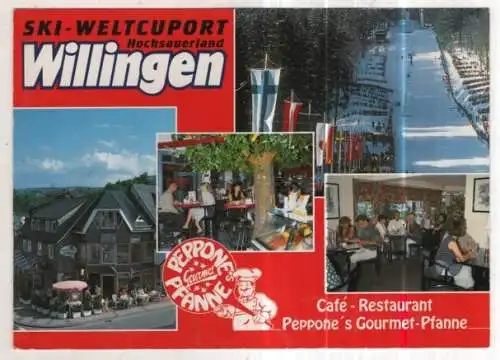 [Ansichtskarte] GERMANY - Willingen - Café-Restaurant Peppone's Gourmet-Pfanne. 