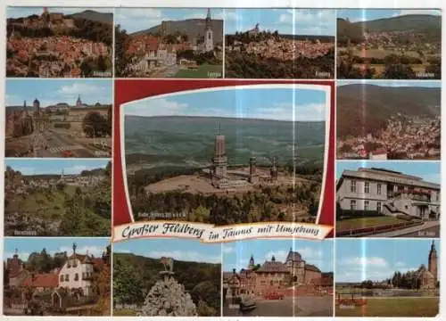 [Ansichtskarte] GERMANY - Gr5oßer Feldberg im Taunus mit Umgebung. 