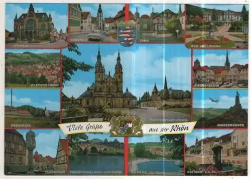 [Ansichtskarte] GERMANY - Viele Grüße aus der Rhön. 