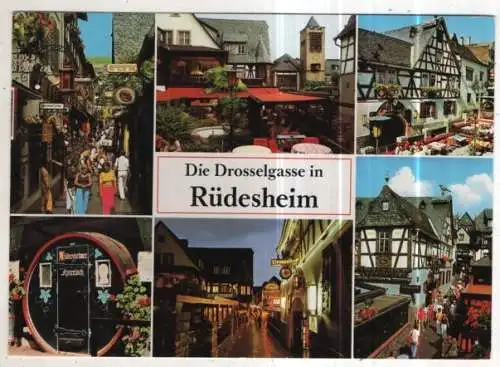 [Ansichtskarte] GERMANY - Die Drosselgasse in Rüdesheim. 