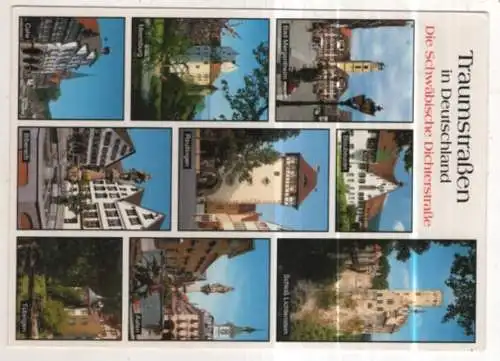 [Ansichtskarte] GERMANY - Die schwäbische Dichterstraße. 