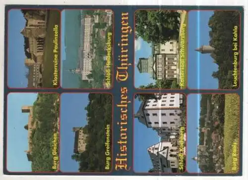 [Ansichtskarte] GERMANY - Historisches Thüringen. 