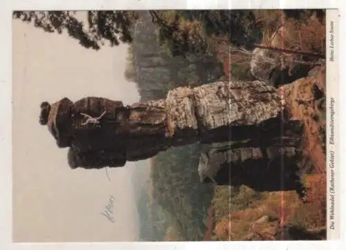 [Ansichtskarte] GERMANY - Die Wehlnadel / Rathener Gebiet - Eldsandsteingebirge. 