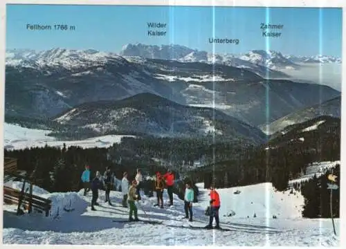 [Ansichtskarte] GERMANY - Reit im Winkl - Blick von der Winkelmoos-Sesselbahn zum Dürmbachhorn. 