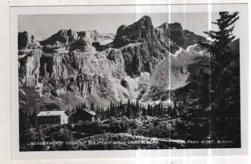 [Ansichtskarte] AUSTRIA - Lindauerhütte mit Sulzfluh. 