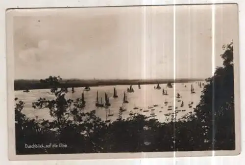 [Ansichtskarte] GERMANY - Durchblick auf die Elbe. 