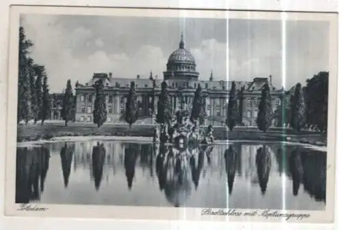[Ansichtskarte] GERMANY - Potsdam - Stadtschloss mit Neptunsgruppe. 