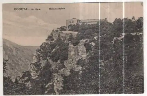 [Ansichtskarte] GERMANY - Bodetal im Harz - Hexentanzplatz. 