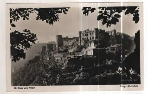 [Ansichtskarte] GERMANY - St. Goar am Rhein - Burg Rheinfels. 