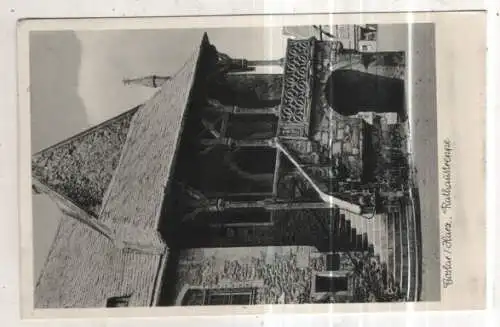 [Ansichtskarte] GERMANY - Goslar / Harz - Rathaustreppe. 