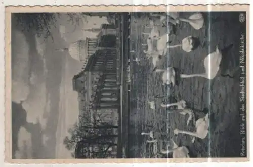 [Ansichtskarte] GERMANY - Potsdam - Blick auf das Stadtschloß und Nikolaikirche. 