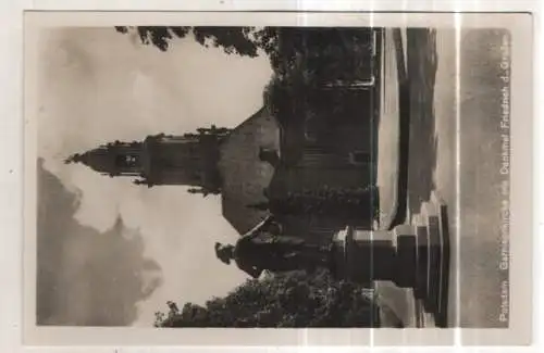 [Ansichtskarte] GERMANY - Potsdam - Garnisonskirche mit Denkmal Friedrich d. Großen. 