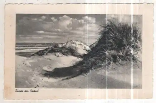 [Ansichtskarte] GERMANY - Dünen am Strand. 