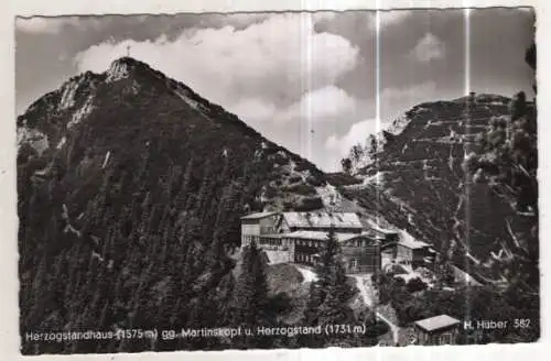 [Ansichtskarte] GERMANY - Herzogstandhaus gg. Martinskof u. Herzogstand. 