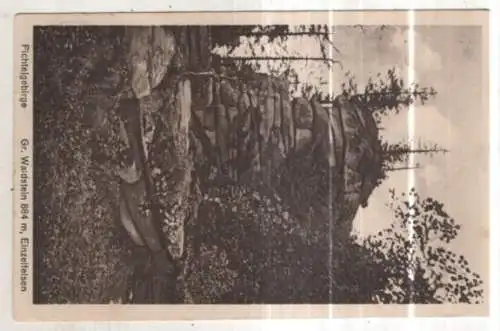 [Ansichtskarte] GERMANY - Fichtelgebirge - Gr. Waldstein - Einzelfelsen. 