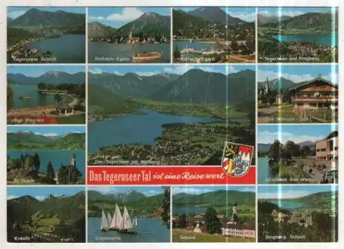 [Ansichtskarte] GERMANY - Das Tegernseer Tal. 