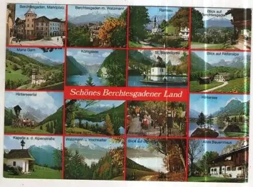 [Ansichtskarte] GERMANY - Schönes Berchtesgadener Land. 