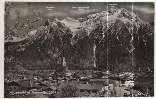 [Ansichtskarte] GERMANY - Mittenwald m. Karwendel. 