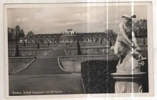 [Ansichtskarte] GERMANY - Potsdam - Schloß Sanssouci mit Terrasse. 