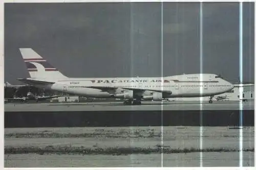 [Ansichtskarte] AIRPLANE / FLUGZEUG - PAC Atlantic Air - Boeing 747-146. 