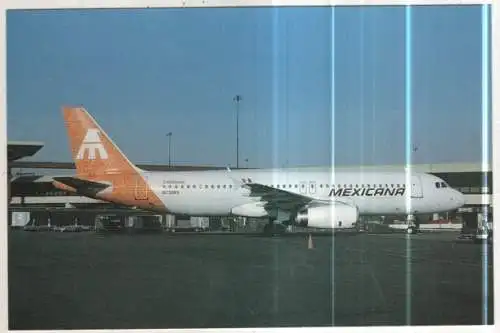 [Ansichtskarte] AIRPLANE / FLUGZEUG - Mexicana - Airbus Industries A320-231. 