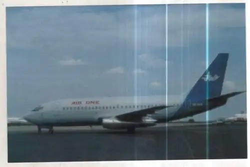 [Ansichtskarte] AIRPLANE / FLUGZEUG - Air One - B-737-205 at Praha. 