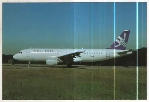 [Ansichtskarte] AIRPLANE / FLUGZEUG - Excalibur - Airbus A320. 