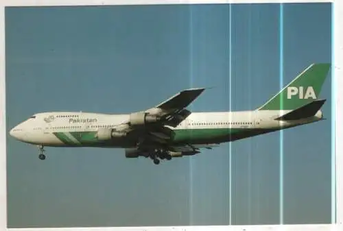 [Ansichtskarte] AIRPLANE / FLUGZEUG - PIA - B747-200. 
