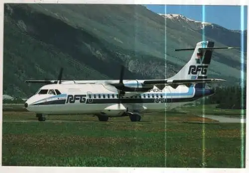 [Ansichtskarte] AIRPLANE / FLUGZEUG - RFG - ATR 42. 
